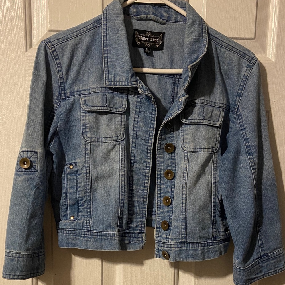 Outer Edge Light Blue Denim Jacket
